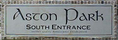 Aston Park Hoa Sign